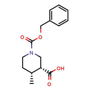 Rel-(3R,4R)-1-((benzyloxy)carbonyl)-4-methylpiperidine-3-carboxylic acid