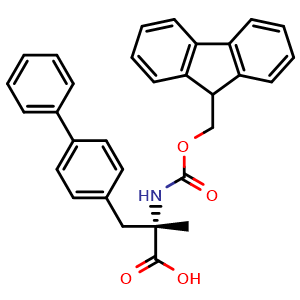 Chemical structure of Fmoc-L-α-Me-4,4-Biphenylalanine , CAS 2226710-41-2, AChemBlock AD278623