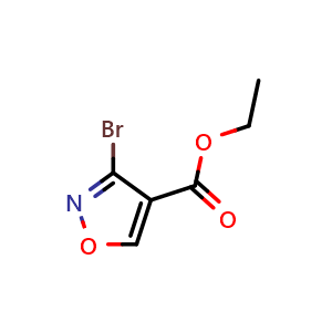 Chemical structure of Ethyl 3-bromoisoxazole-4-carboxylate , CAS 111303-36-7, AChemBlock AD278703