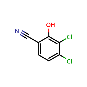 Chemical structure of 3,4-Dichloro-2-hydroxybenzonitrile , CAS 115661-18-2, AChemBlock AD278788