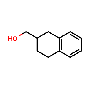 Chemical structure of 1,2,3,4-Tetrahydro-2-naphthalenemethanol , CAS 6947-15-5, AChemBlock AD278813