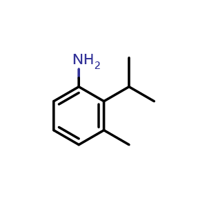 Chemical structure of 2-Isopropyl-3-methylaniline , CAS 131223-57-9, AChemBlock AD278855