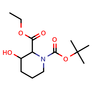 O1-tert-Butyl O2-ethyl 3-hydroxypiperidine-1,2-dicarboxylate