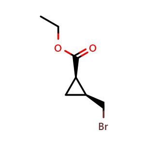 rel-Ethyl (1R,2S)-2-(bromomethyl)cyclopropanecarboxylate