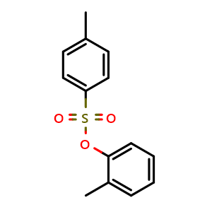 Chemical structure of O-Tolyl 4-methylbenzenesulfonate , CAS 599-75-7, AChemBlock AD279039