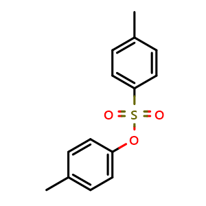 Chemical structure of 4-Methylphenyl 4-methylbenzenesulfonate , CAS 3899-96-5, AChemBlock AD279041