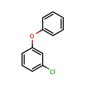 Chemical structure of 1-Chloro-3-phenoxybenzene , CAS 6452-49-9, AChemBlock AD279051