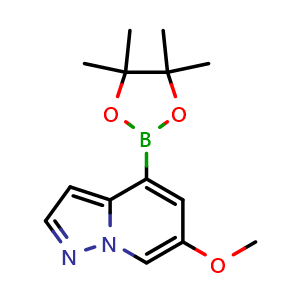 6-Methoxy-4-(4,4,5,5-tetramethyl-1,3,2-dioxaborolan-2-yl)pyrazolo[1,5-a]pyridine