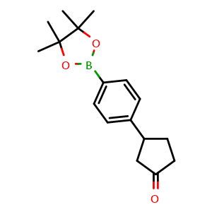 3-(4-(4,4,5,5-Tetramethyl-1,3,2-dioxaborolan-2-yl)phenyl)cyclopentan-1-one