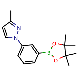 3-Methyl-1-(3-(4,4,5,5-tetramethyl-1,3,2-dioxaborolan-2-yl)phenyl)-1H-pyrazole