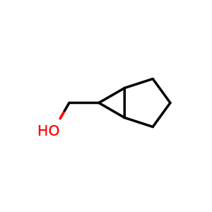 Chemical structure of Bicyclo[3.1.0]hexan-6-ylmethanol , CAS 3313-85-7, AChemBlock AD279263