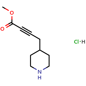 Methyl 4-(4-piperidyl)but-2-ynoate hydrochloride