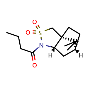 1-[(3aR,6S,7aS)-8,8-Dimethyl-2,2-dioxidohexahydro-1H-3a,6-methanobenzo[c]isothiazol-1-yl]-1-butanone
