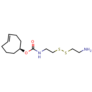 Chemical structure of TCO-SS-amine , AChemBlock AD279394