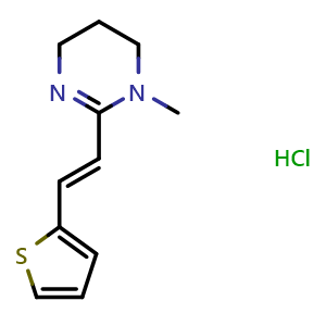 Chemical structure of Pyrantel hydrochloride , CAS 26155-20-4, AChemBlock AD279532