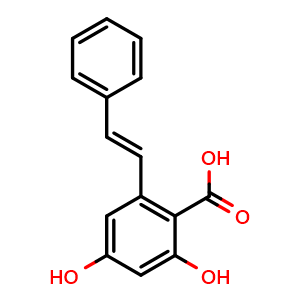 Chemical structure of Pinosylvic acid , CAS 38232-09-6, AChemBlock AD279540