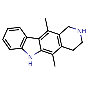 Chemical structure of Tetrahydroellipticine , CAS 6538-51-8, AChemBlock AD279543