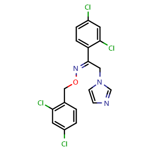 Chemical structure of Oxiconazole , CAS 64211-45-6, AChemBlock AD279549