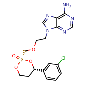 Chemical structure of Pradefovir , CAS 625095-60-5, AChemBlock AD279559