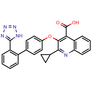 Chemical structure of BMS 183920 , CAS 153072-33-4, AChemBlock AD279562