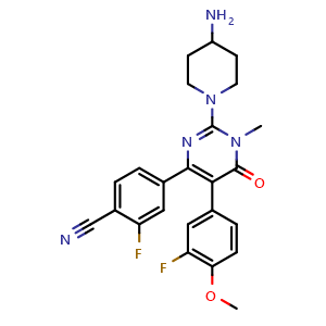 Chemical structure of Pulrodemstat , CAS 1821307-10-1, AChemBlock AD279567