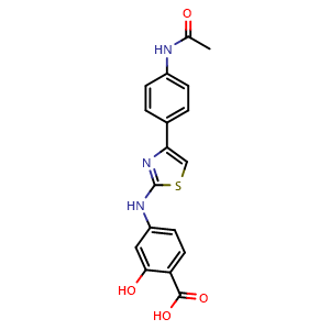 Chemical structure of SIRT5 inhibitor 4 , CAS 708992-34-1, AChemBlock AD279571