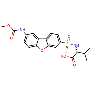 Chemical structure of MMP-12 inhibitor , CAS 1258003-93-8, AChemBlock AD279572