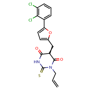 Chemical structure of SIRT5 inhibitor 2 , CAS 340306-87-8, AChemBlock AD279573