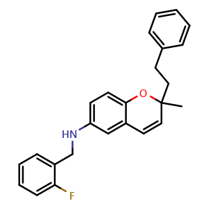 Chemical structure of KRH102140 , CAS 864769-01-7, AChemBlock AD279581