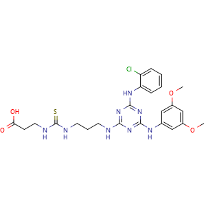 Chemical structure of SIRT5 inhibitor 9 , CAS 3054055-26-1, AChemBlock AD279607