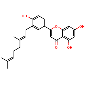 Chemical structure of Kuwanon S , CAS 100187-67-5, AChemBlock AD279623