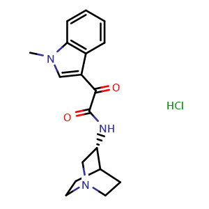 Chemical structure of RS 56812 hydrochloride , CAS 143339-12-2, AChemBlock AD279649