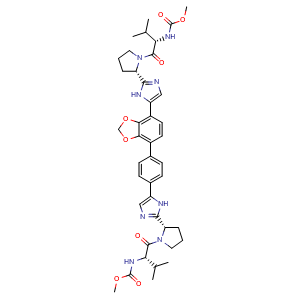 Chemical structure of Coblopasvir , CAS 1312608-46-0, AChemBlock AD279656