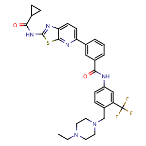 Chemical structure of HG-7-85-01 , CAS 1258391-13-7, AChemBlock AD279669