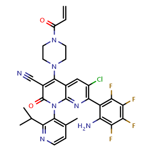 Chemical structure of Glecirasib , CAS 2657613-87-9, AChemBlock AD279703
