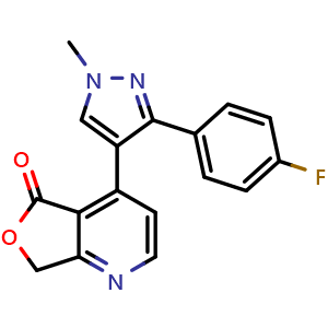 Chemical structure of CK1-IN-2 , CAS 1383376-92-8, AChemBlock AD279705