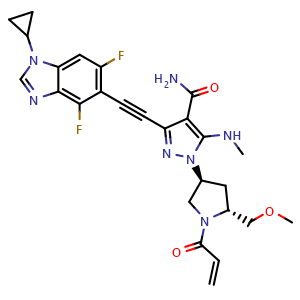 Chemical structure of Resigratinib , CAS 2750709-91-0, AChemBlock AD279706