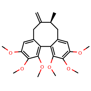 Chemical structure of 7(18)-Dehydroschisandro A , CAS 135095-47-5, AChemBlock AD279710