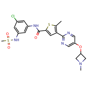 Chemical structure of DHX9-IN-4 , CAS 2973401-45-3, AChemBlock AD279716