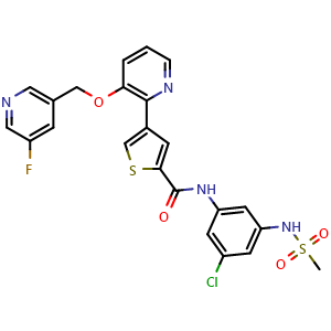 Chemical structure of DHX9-IN-6 , CAS 2973401-56-6, AChemBlock AD279717