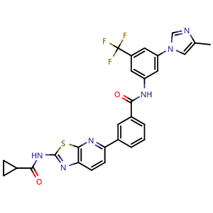 Chemical structure of HG-7-86-01 , CAS 1258391-14-8, AChemBlock AD279721
