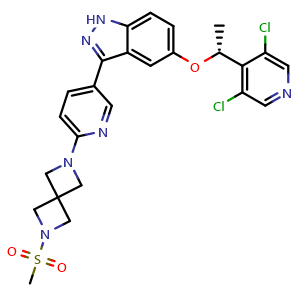 Chemical structure of TYRA-300 , CAS 2800223-30-5, AChemBlock AD279730