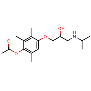 Chemical structure of Metipranolol , CAS 22664-55-7, AChemBlock AD279731