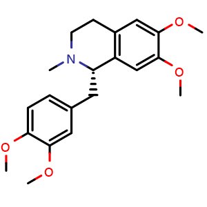 Chemical structure of (S)-Laudanosine , CAS 2688-77-9, AChemBlock AD279739