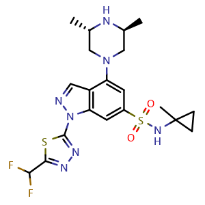 Chemical structure of PARG-IN-4 , CAS 2988890-20-4, AChemBlock AD279755