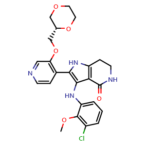 Chemical structure of Sevabertinib , CAS 2521285-05-0, AChemBlock AD279757