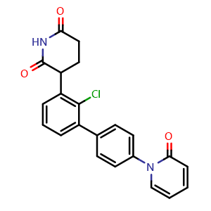 Chemical structure of VAV1 degrader-3 , CAS 3050683-38-7, AChemBlock AD279758