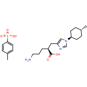 Chemical structure of DS-1040 Tosylate , CAS 1335138-89-0, AChemBlock AD279768