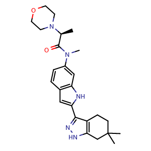 Chemical structure of ITK inhibitor 2 , CAS 1309784-09-5, AChemBlock AD279776