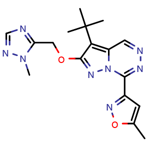 Chemical structure of MRK-016 , CAS 342652-67-9, AChemBlock AD279780